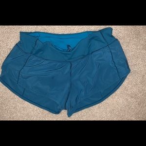 lululemon size 4 blue shorts